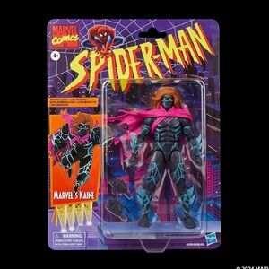 Marvel Legends Kane Spiderman Retro Cardback 6-Inch Figure Hasbro New